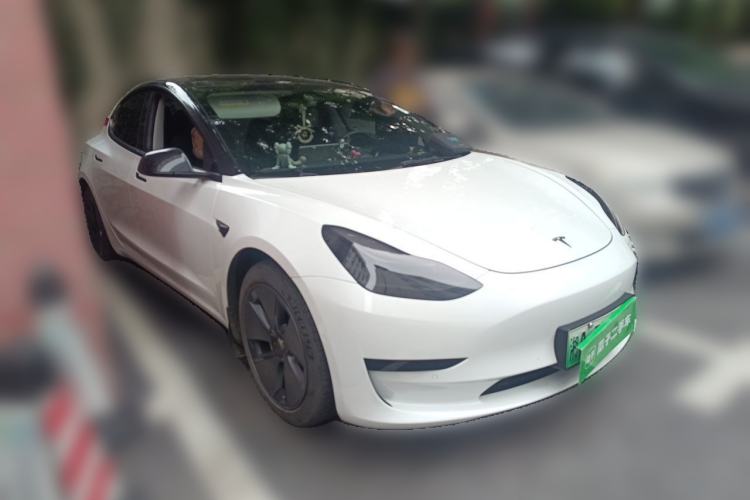 Used Tesla Model 3 2021 Revised Version Standard Range Rear-Wheel Drive Upgraded Edition 3D1 Front Right 45 Deg