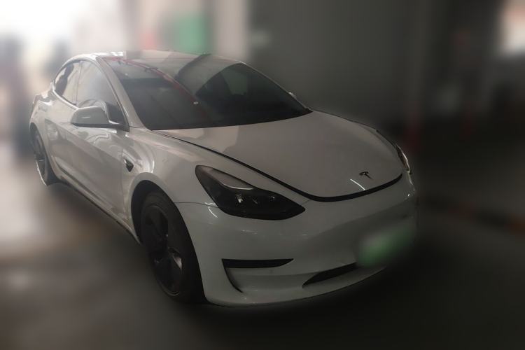 Used Tesla Model 3 2021 Standard Range Rear-Drive Upgraded Version Front Right 45 Deg