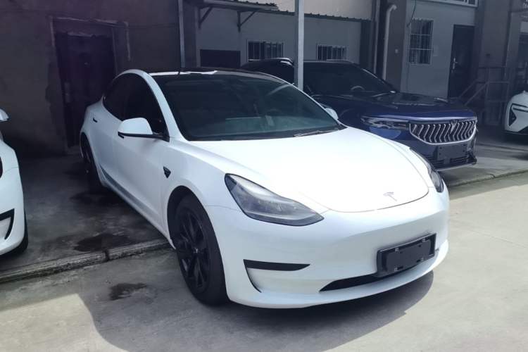 Used Tesla Model 3 2021 Revised Version Standard Range Rear-Wheel Drive Upgraded Edition 3D1 Front Right 45 Deg
