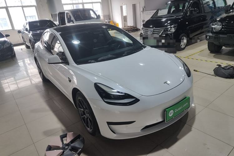 Used Tesla Model 3 2021 Standard Range Rear-Wheel Drive Upgraded Version 3D6 Front Right 45 Deg