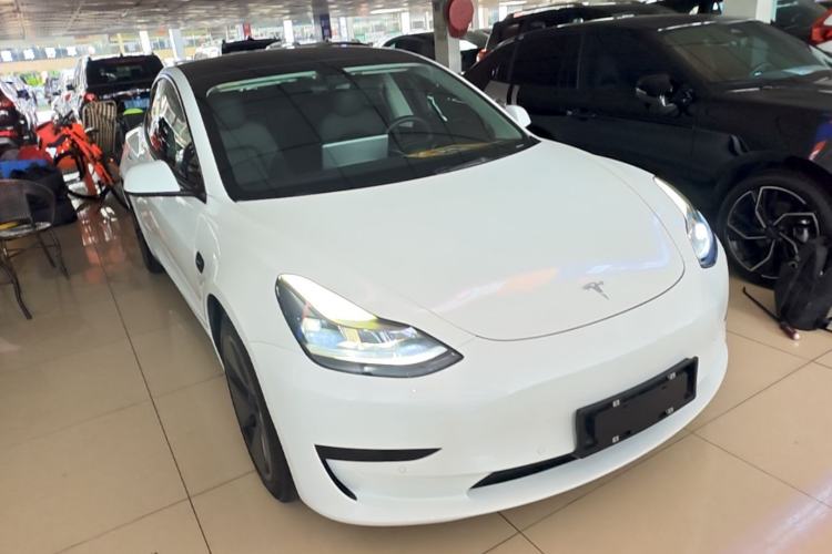 Used Tesla Model 3 2021 Revised Version Standard Range Rear-Wheel Drive Upgraded Edition 3D1 Front Right 45 Deg