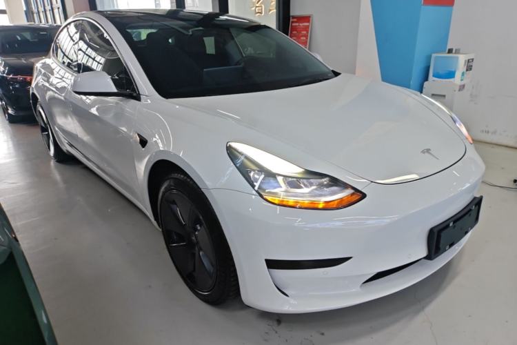 Used Tesla Model 3 2021 Standard Range Rear-Wheel Drive Upgraded Version 3D6 Front Right 45 Deg