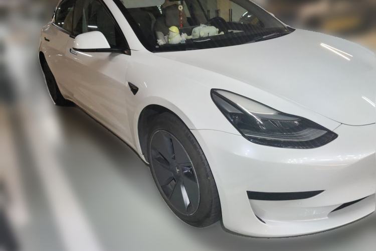 Used Tesla Model 3 2021 Revised Version Standard Range Rear-Wheel Drive Upgraded Edition 3D1 Front Right 45 Deg