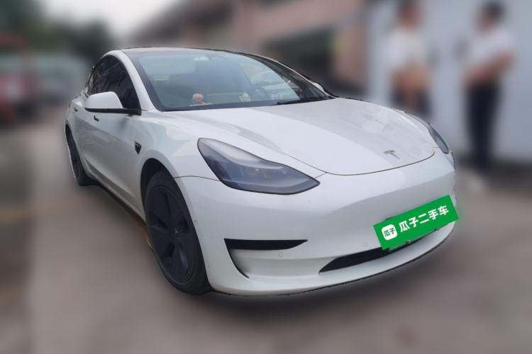 Used Tesla Model 3 2021 Revised Version Standard Range Rear-Wheel Drive Upgraded Edition 3D1 Front Right 45 Deg