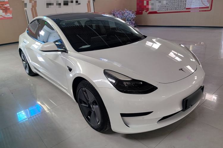 Used Tesla Model 3 2021 Revised Version Standard Range Rear-Wheel Drive Upgraded Edition 3D1 Front Right 45 Deg