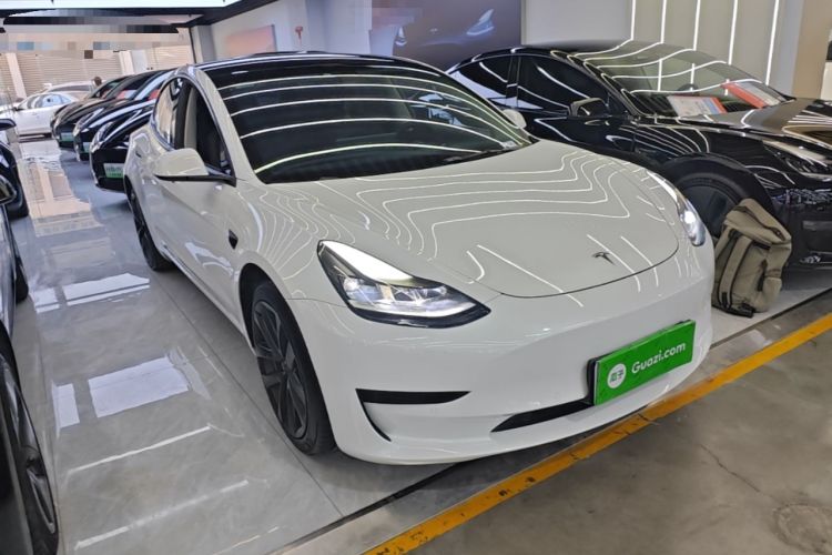 Used Tesla Model 3 2021 Revised Version Standard Range Rear-Wheel Drive Upgraded Edition 3D1 Front Right 45 Deg