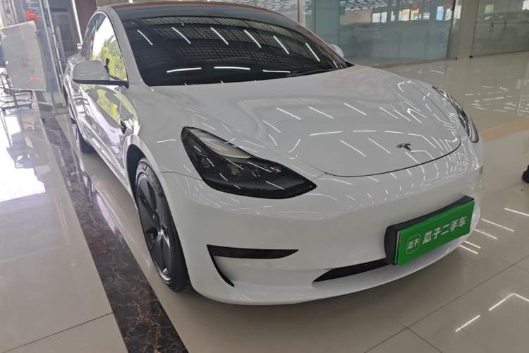Used Tesla Model 3 2021 Standard Range Rear-Wheel Drive Upgraded Version 3D6 Front Right 45 Deg