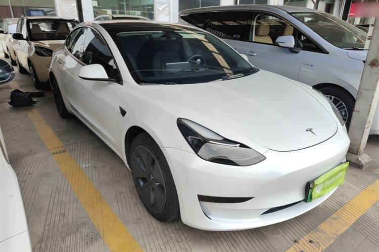 Used Tesla Model 3 2021 Revised Version Standard Range Rear-Wheel Drive Upgraded Edition 3D1 Front Right 45 Deg