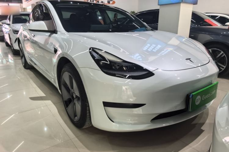 Used Tesla Model 3 2021 Standard Range Rear-Drive Upgraded Version Front Right 45 Deg
