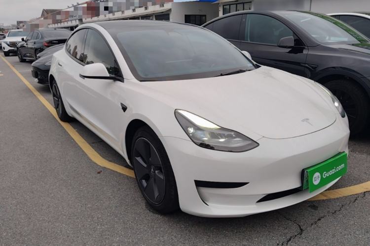 Used Tesla Model 3 2021 Standard Range Rear-Wheel Drive Upgraded Version 3D6 Front Right 45 Deg