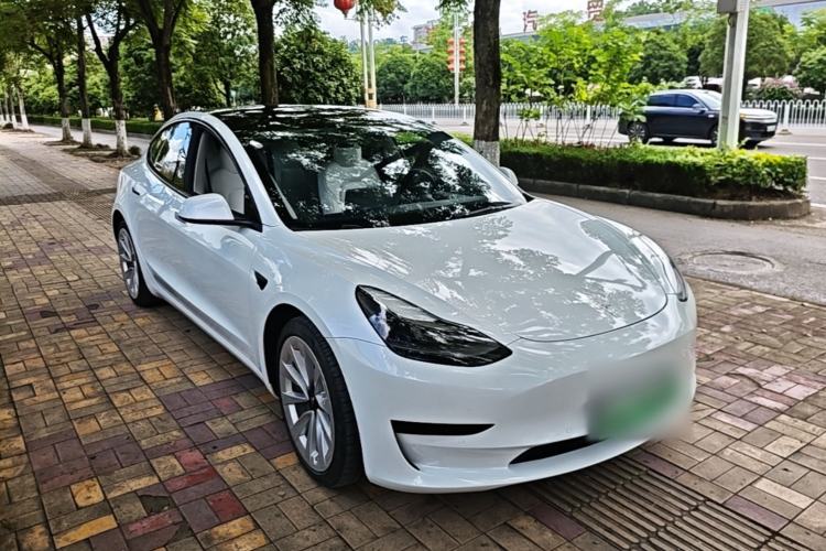 Used Tesla Model 3 2021 Standard Range Rear-Wheel Drive Upgraded Version 3D6 Front Right 45 Deg