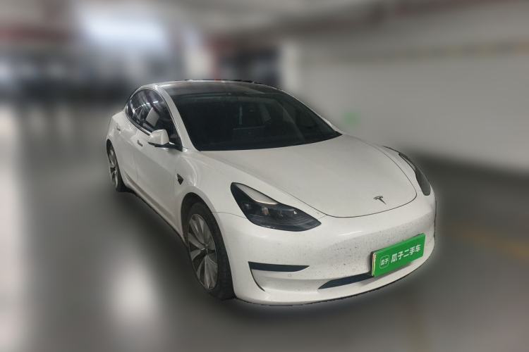 Used Tesla Model 3 2021 Standard Range Rear-Wheel Drive Upgraded Version 3D6 Front Right 45 Deg