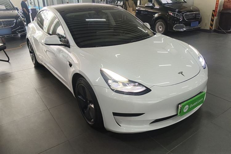 Used Tesla Model 3 2021 Revised Version Standard Range Rear-Wheel Drive Upgraded Edition 3D1 Front Right 45 Deg
