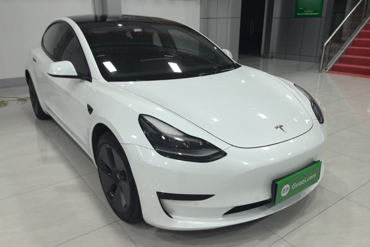Used Tesla Model 3 2021 Standard Range Rear-Wheel Drive Upgraded Version 3D6 Front Right 45 Deg