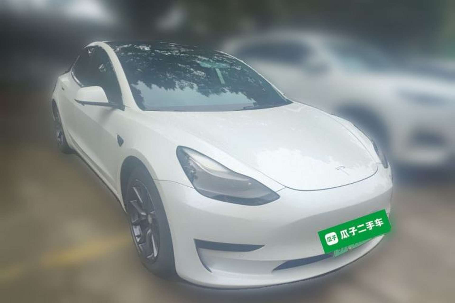 Used Tesla Model 3 2021 Standard Range Rear-Drive Upgraded Version Front Right 45 Deg