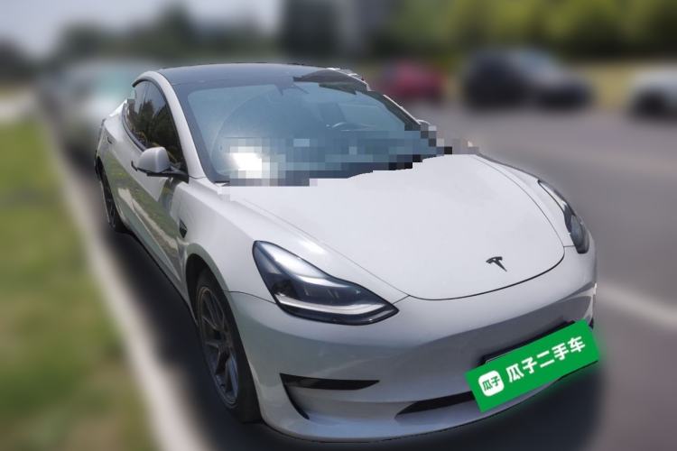 Used Tesla Model 3 2021 Standard Range Rear-Wheel Drive Upgraded Version 3D6 Front Right 45 Deg