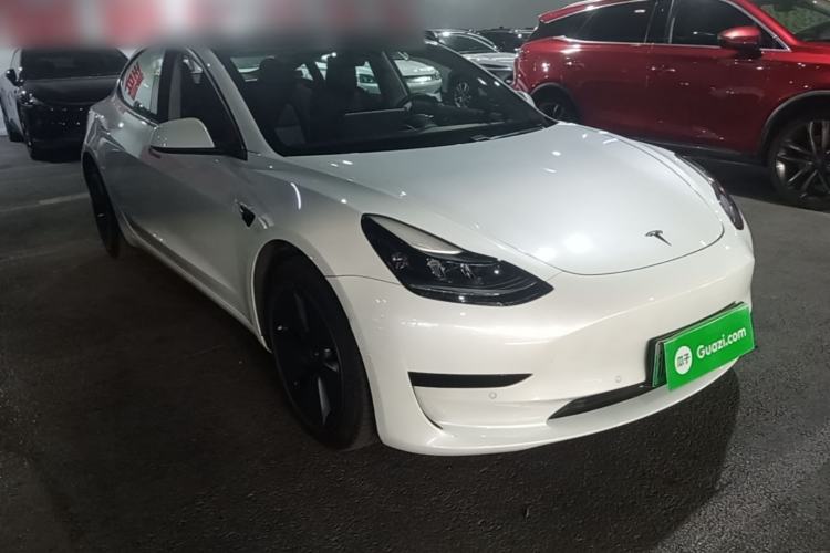 Used Tesla Model 3 2021 Standard Range Rear-Drive Upgraded Version Front Right 45 Deg
