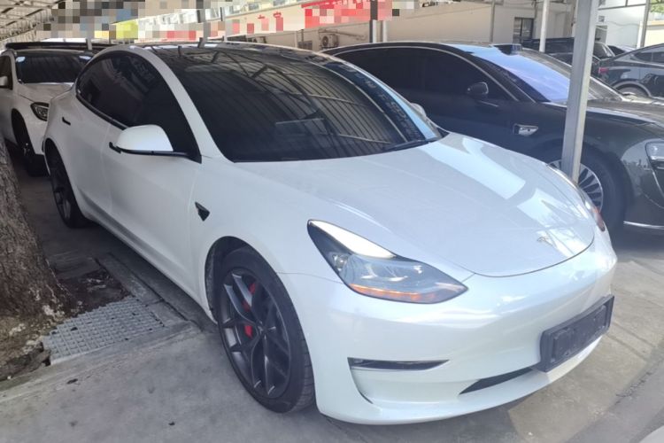 Used Tesla Model 3 2021 Revised Version II – Performance High-Performance All-Wheel-Drive Edition Front Right 45 Deg