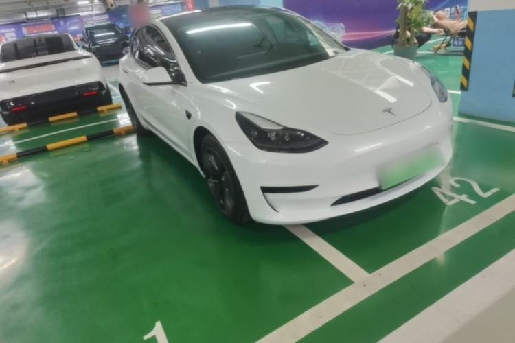 Used Tesla Model 3 2021 Revised Version Standard Range Rear-Wheel Drive Upgraded Edition 3D1 Front Right 45 Deg