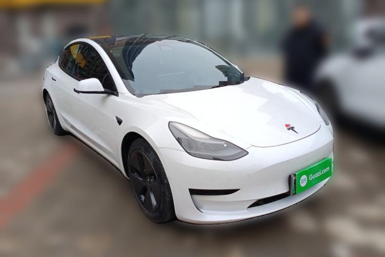 Used Tesla Model 3 2021 Standard Range Rear-Drive Upgraded Version Front Right 45 Deg