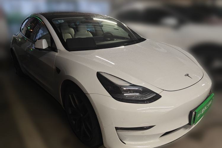 Used Tesla Model 3 2021 Performance High-Performance All-Wheel-Drive Version Front Right 45 Deg