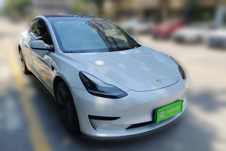 Used Tesla Model 3 2021 Revised Version Standard Range Rear-Wheel Drive Upgraded Edition 3D1 Front Right 45 Deg
