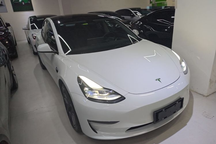 Used Tesla Model 3 2021 Performance High-Performance All-Wheel-Drive Version 3D6 Front Right 45 Deg