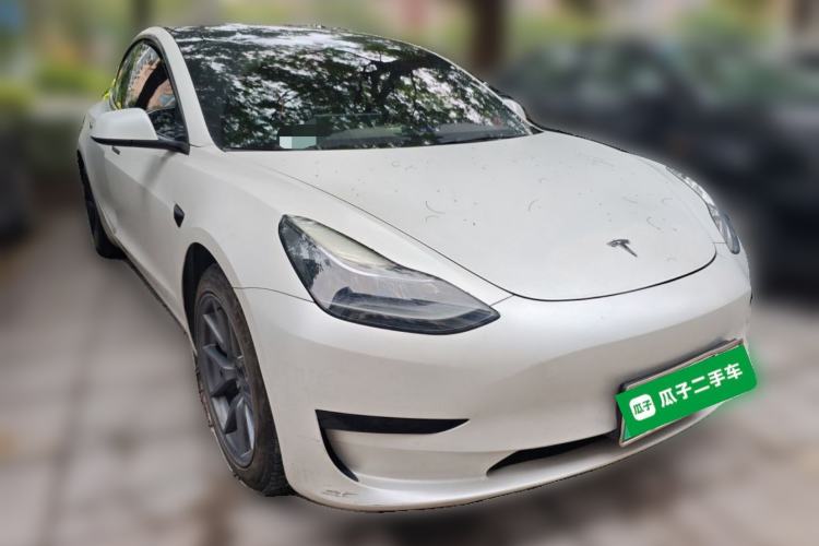 Used Tesla Model 3 2021 Standard Range Rear-Wheel Drive Upgraded Version 3D6 Front Right 45 Deg