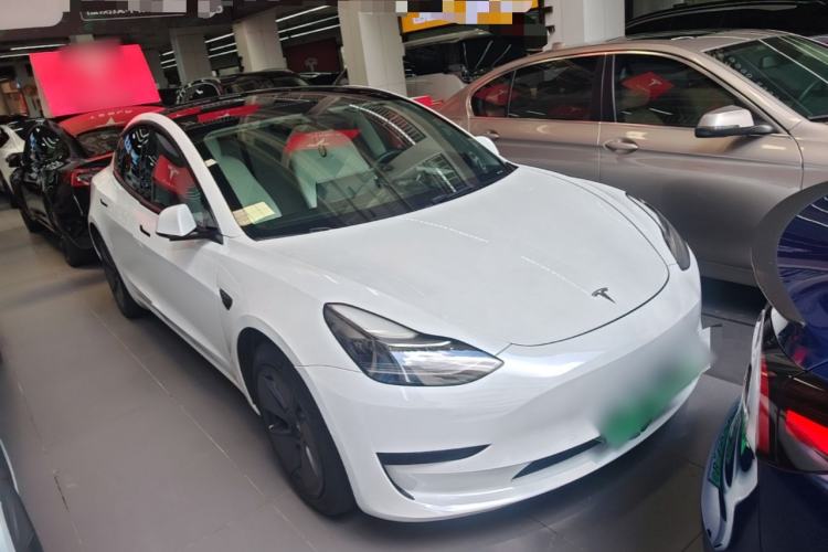Used Tesla Model 3 2021 Revised Version Standard Range Rear-Wheel Drive Upgraded Edition 3D1 Front Right 45 Deg