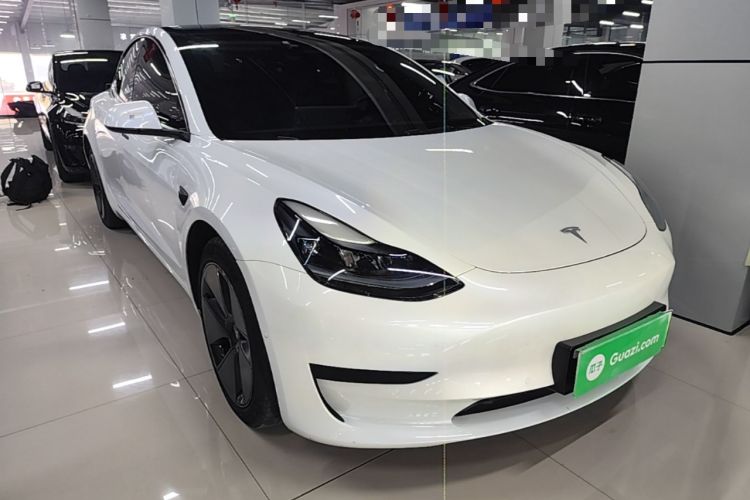 Used Tesla Model 3 2021 Standard Range Rear-Wheel Drive Upgraded Version 3D6 Front Right 45 Deg