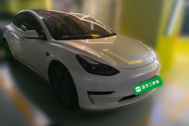 Used Tesla Model 3 2021 Revised Version Standard Range Rear-Wheel Drive Upgraded Edition 3D1 Front Right 45 Deg