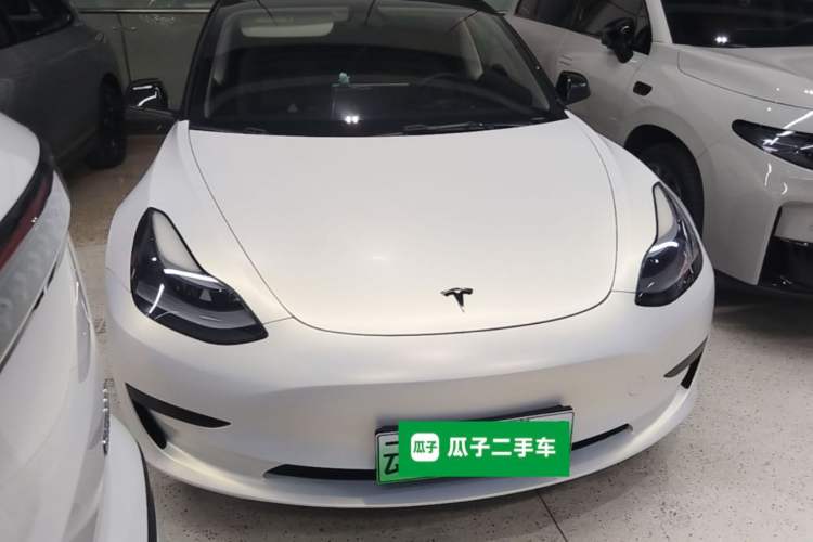 Used Tesla Model 3 2021 Standard Range Rear-Wheel Drive Upgraded Version 3D6 Front Right 45 Deg