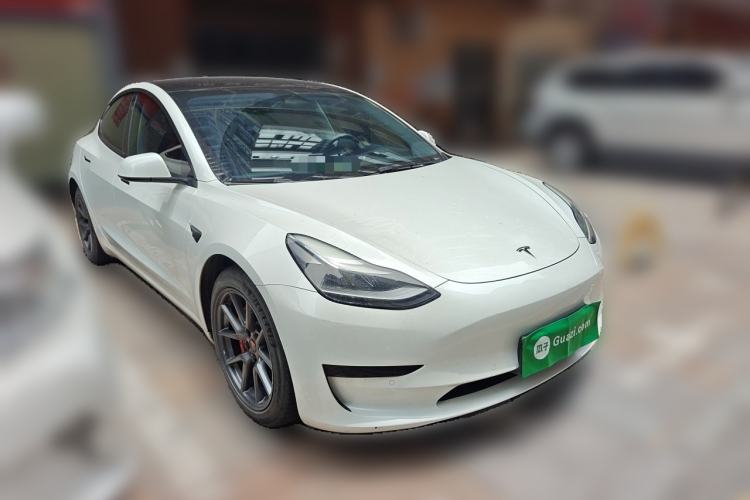 Used Tesla Model 3 2021 Standard Range Rear-Wheel Drive Upgraded Version 3D6 Front Right 45 Deg