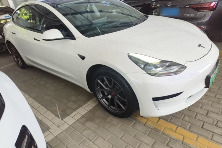 Used Tesla Model 3 2021 Standard Range Rear-Drive Upgraded Version Front Right 45 Deg