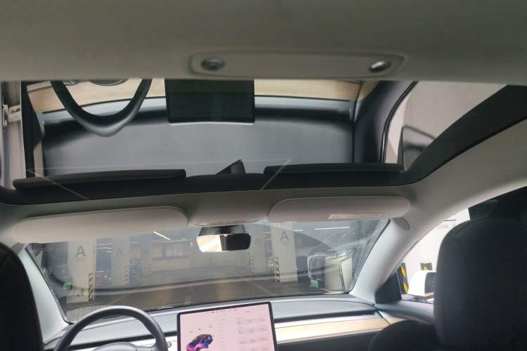 Used Tesla Model 3 2021 Standard Range Rear-Wheel Drive Upgraded Version 3D6 Headliner