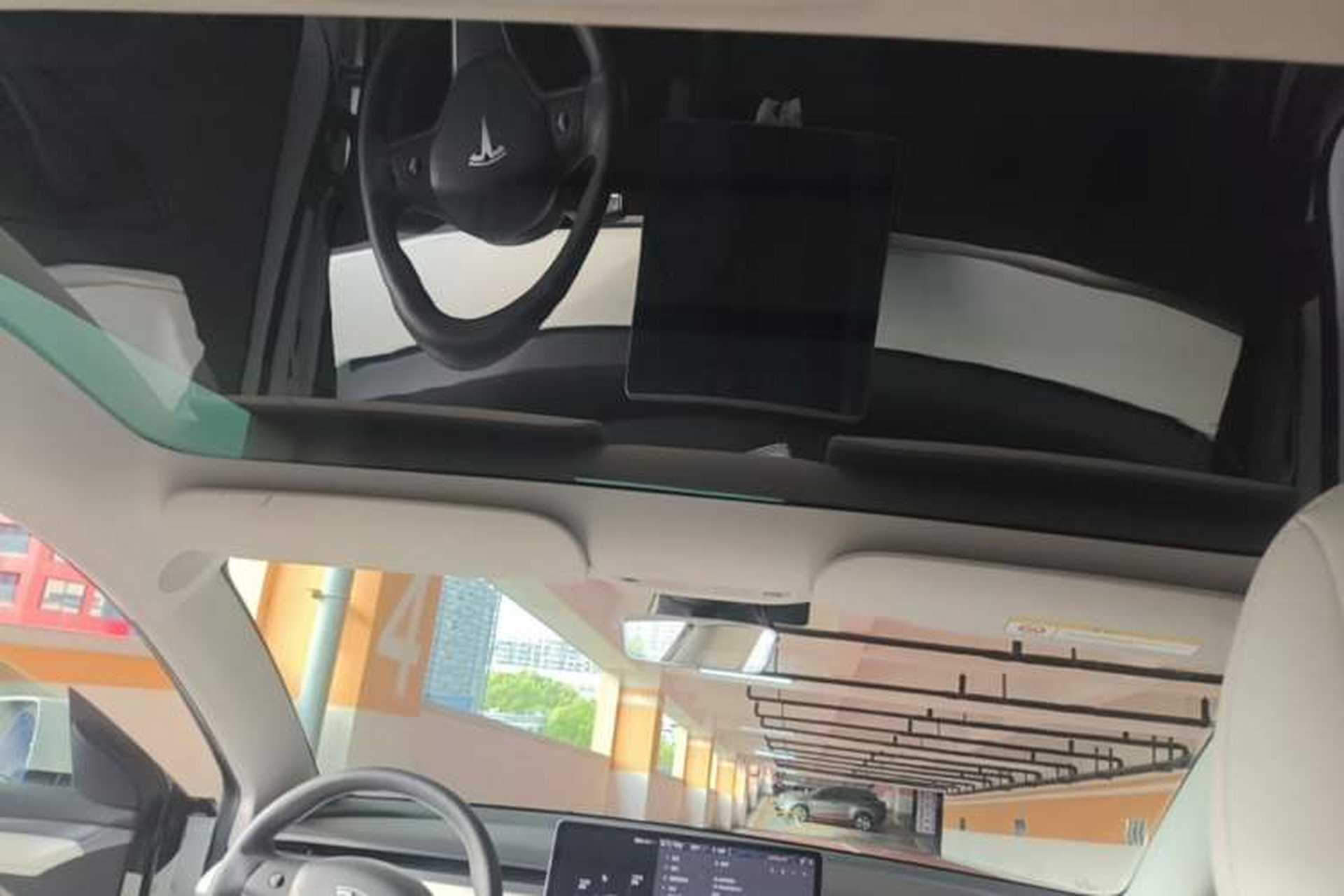 Used Tesla Model 3 2021 Standard Range Rear-Wheel Drive Upgraded Version 3D6 Headliner