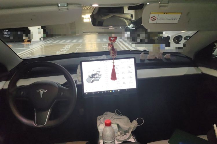 Used Tesla Model 3 2021 Revised Version Standard Range Rear-Wheel Drive Upgraded Edition 3D1 Headliner