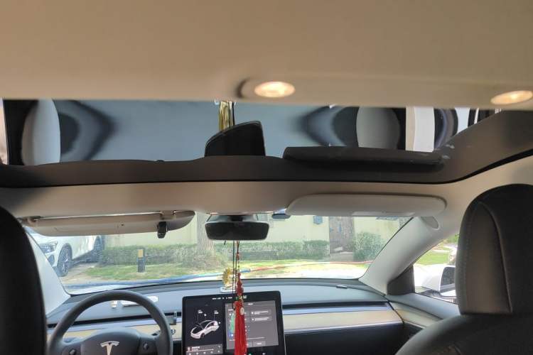 Used Tesla Model 3 2021 Revised Version Standard Range Rear-Wheel Drive Upgraded Edition 3D1 Headliner