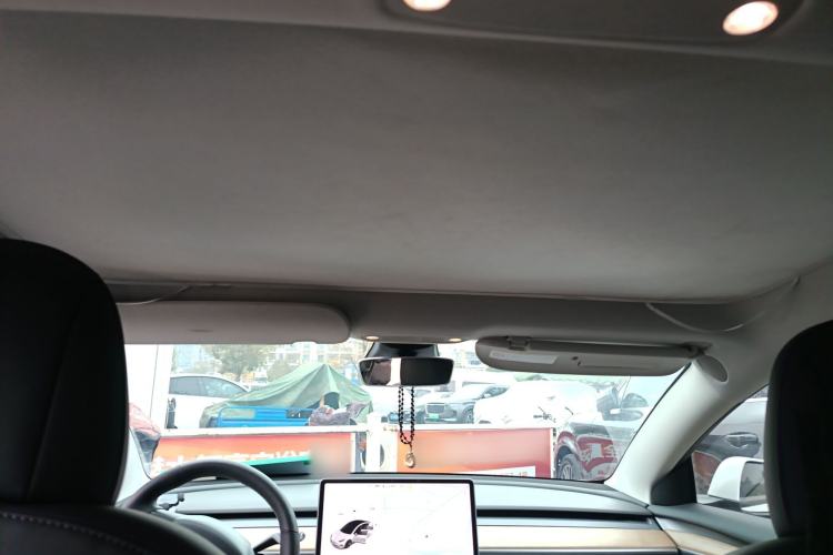 Used Tesla Model 3 2021 Standard Range Rear-Wheel Drive Upgraded Version 3D6 Headliner