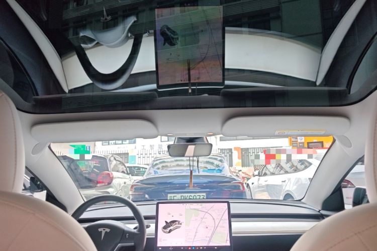 Used Tesla Model 3 2021 Revised Version Standard Range Rear-Wheel Drive Upgraded Edition 3D1 Headliner