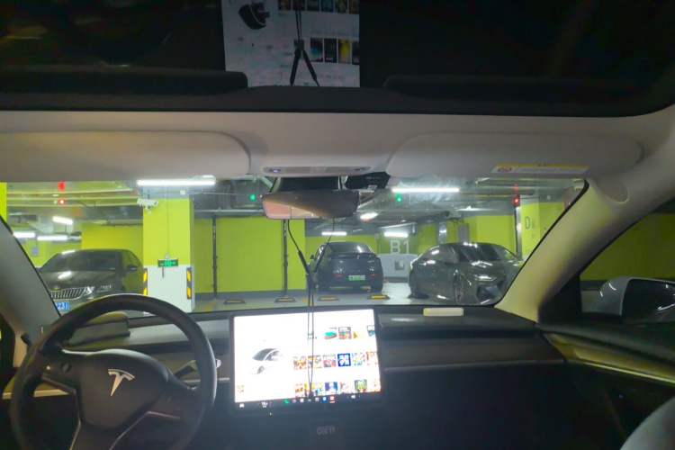 Used Tesla Model 3 2021 Revised Version Standard Range Rear-Wheel Drive Upgraded Edition 3D1 Headliner