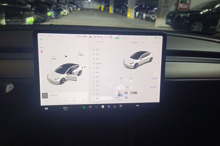 Used Tesla Model 3 2021 Revised Version Standard Range Rear-Wheel Drive Upgraded Edition 3D1 Instrument Cluster