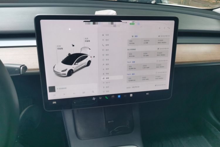 Used Tesla Model 3 2021 Revised Version Standard Range Rear-Wheel Drive Upgraded Edition 3D1 Instrument Cluster