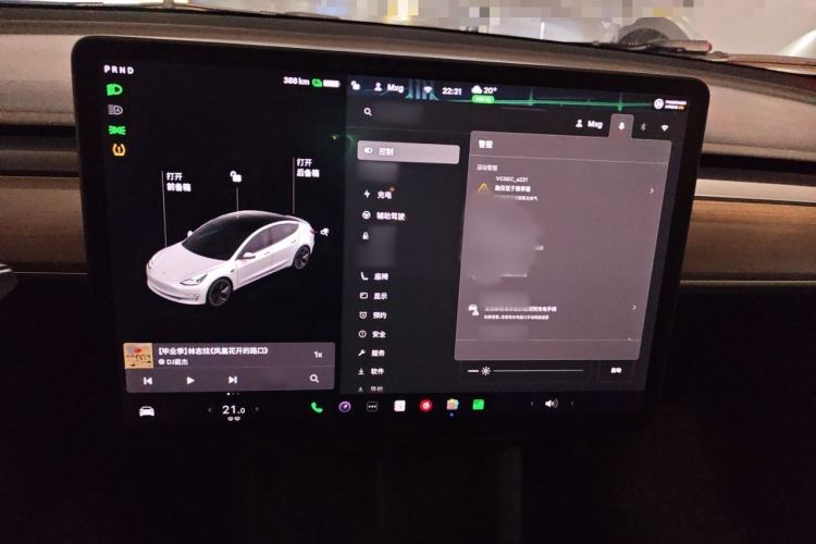 Used Tesla Model 3 2021 Revised Version Standard Range Rear-Wheel Drive Upgraded Edition 3D1 Instrument Cluster