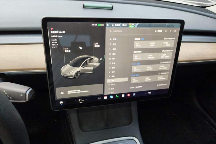 Used Tesla Model 3 2021 Revised Version Standard Range Rear-Wheel Drive Upgraded Edition 3D1 Instrument Cluster