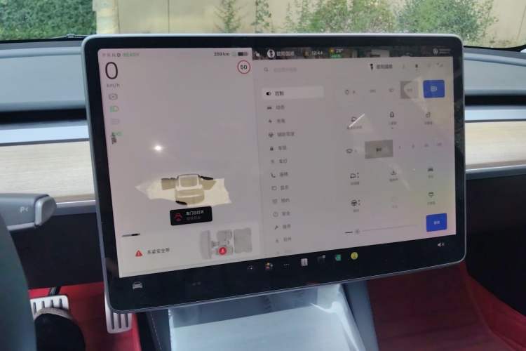 Used Tesla Model 3 2021 Performance High-Performance All-Wheel-Drive Version 3D6 Instrument Cluster