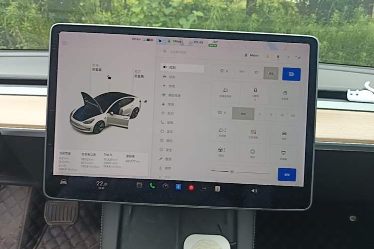 Used Tesla Model 3 2021 Standard Range Rear-Wheel Drive Upgraded Version 3D6 Instrument Cluster