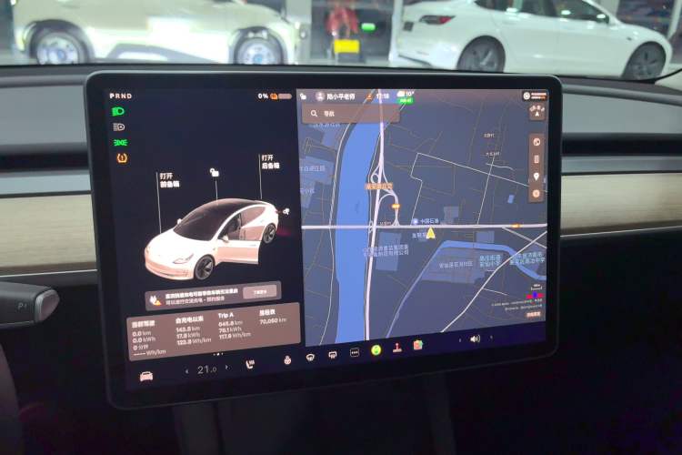 Used Tesla Model 3 2021 Standard Range Rear-Wheel Drive Upgraded Version 3D6 Instrument Cluster