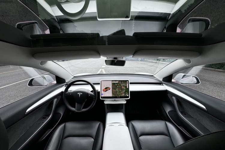 Used Tesla Model 3 2021 Revised Version Standard Range Rear-Wheel Drive Upgraded Edition 3D1 Interior 2