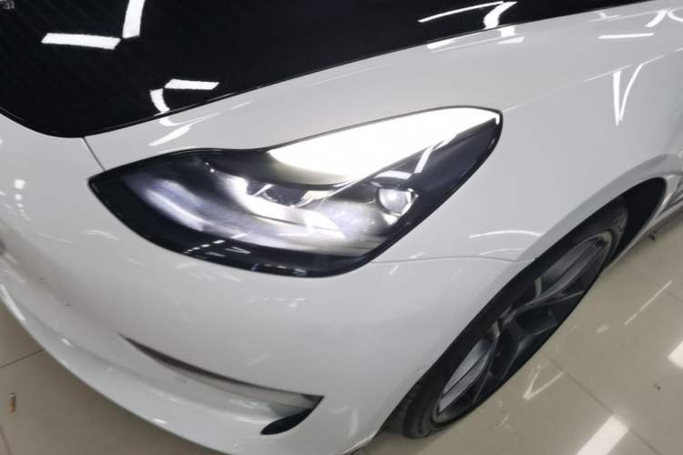 Used Tesla Model 3 2021 Performance High-Performance All-Wheel-Drive Version Left Front Headlight